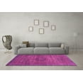 thumbnail image 3 of Ahgly Company Indoor Round Abstract Pink Modern Area Rugs, 3' Round, 3 of 4