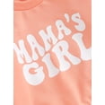 thumbnail image 6 of Bagilaanoe 2PCS Baby Girl Pants Set Toddler Letter Print Long Sleeve Sweatshirt Tops + Sweatpants 3M 6M 12M 18M 24M 3T Kids Casual Sweatsuits, 6 of 9
