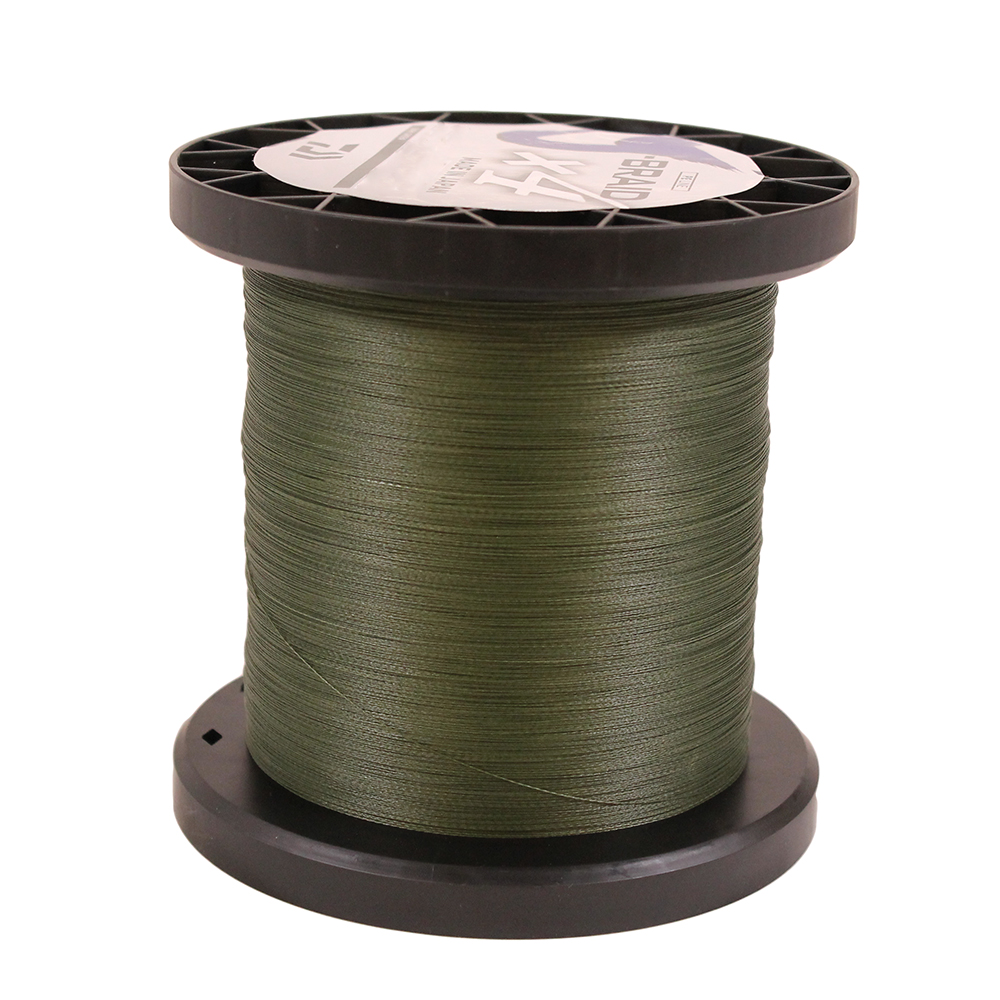 Daiwa J-Braid x4 Braided Line DARK GREEN 40lb, 3000yd - JB4U40-3000DG