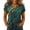 Dark Green_#10, variant on Sewkxo Womens Summer Tops Short Sleeve Casual Shirts Floral Tee Trendy 2026 Basics V Neck Plain Tshirt,Navy M