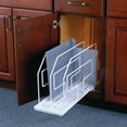 thumbnail image 2 of 20 in. H x 9 in W x 22 in. D Pull-Out Tray Divider Cabinet Organizer in Silver, 2 of 2