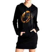 JKUI9 Men's Starcraft Protoss Logo Hooded Sweatshirt On The Back Black