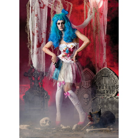 Zombie Candy Girl Katy Perry Undead Fancy Womens Gothic Halloween Costume