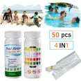 thumbnail image 2 of EARKITY Water Quality Test Papers, Home Drinking Water Safe Test Paper, Swimming Pool PH Test Strip, Home Tap and Well Water Test, DIY Testing for Hardness, Lead, Bacteria, Copper, Fluoride (50Pcs), 2 of 5