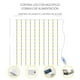 thumbnail image 5 of Cortinas Decorativas De 300 LED VIMI Serie De Luces Color Blanco, 5 of 8