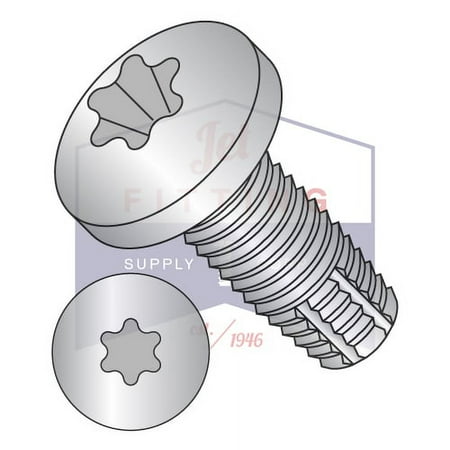 

10-24 x 1/2 Type F Thread Cutting Screws | Six-Lobe (Torx) | Pan Head | 18-8 Stainless Steel (Quantity: 3000)