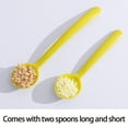 thumbnail image 4 of Frascos de vidrio para especias, recipientes para especias a prueba de humedad con cucharas, juego de 2 frascos para especias de 300 ml, 4 of 5