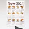 thumbnail image 3 of Fusipu 12 Months Calendar 2024 Wall Calendar Soft Cloth Hanging Tapestry for Room Bedroom 12 Months Decorative Calendar Durable Washable Perfect Home Decor, 3 of 8