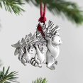 thumbnail image 2 of goowrom Christmas Tree Ornament, Solid Pewter Hanging Decoration for Home Restaurant, Holiday Gift, 2 of 5