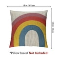 thumbnail image 4 of Acheng Rainbow Throw Pillow Covers, Pillow Cases Pillocases for Bed Sofa Home Decor  Decorative 2 pcs White, 4 of 7