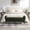 Olive Green, variant on HOQBN 60" Modern Storage Bench with Mid-Centruy Wood Legs,Bench with Storage for Living Room, Bedroom Cream