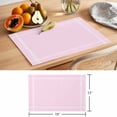 thumbnail image 6 of Solid Color Placemats Set of 4 Pink Place Mats Table Mats Kitchen Dining Home Outdoor Party Table Decoration, 6 of 9