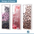 thumbnail image 2 of Dream Wireless CSLGVEL5G-WATF-LEO Waterfall Liquid Sparkling Quicksand TPU Case for LG Velvet 5G - Leopard, 2 of 6