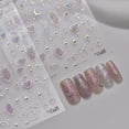 thumbnail image 3 of Calcomanías para decoración de uñas con forma de corazón, luna, estrella, lazo, nudo, para mujer, 3 of 9