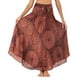 thumbnail image 1 of Moda Mujer s Ropa Bohemio Cintura alta Cómodo Vestido estampado  inferior para vacaciones Pya Señoras Chica naranja Macarena  Faldas de moda, 1 of 8