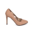 thumbnail image 2 of New Women Breckelles Audrey-11 Suede Almond Toe Classic Stiletto Pump Size, 2 of 5