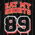 thumbnail image 6 of Boys Bart Simpson Baseball Jersey T-Shirt - Little and Big Boys Sizes 4-20 Black, 6 of 7