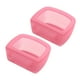 thumbnail image 1 of Cuencos para Perros Jinwen Plato Alimentador de Agua Sin Fugas 2 Piezas Rosa, 1 of 8