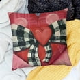 thumbnail image 2 of SHANXI Valentines Day Car Hearts Bow Decor Holiday Farmhouse Pillow Case Gifts Decoration for Home Sofa Couch 20x20in, 2 of 5