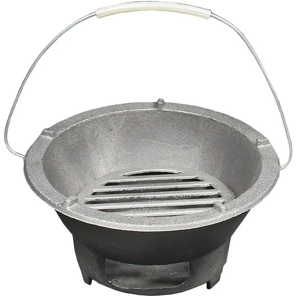 KAKOWELY Outdoor Barbecue Charcoal Stove Sturdy Iron Barbecue Stove Heating Stove BBQ Accessory,7.87"X7.87"X4.33"