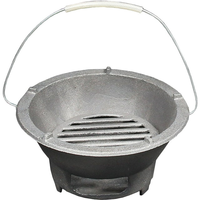 Barbecue Extérieur Poêle à Charbon Fer Robuste Poêle de Chauffage Accessoire BBQ
