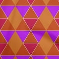 thumbnail image 1 of oneOone Cotton Poplin Twill Orange Fabric Geometric Craft Projects Decor Fabric Printed By The Yard 56 Inch Wide, 1 of 4
