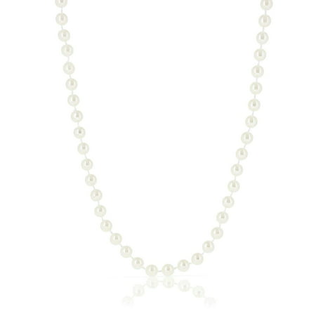Blue Panda 24-Pack Bulk Fake Long Pearl Bead Necklace Costume Jewelry, 48