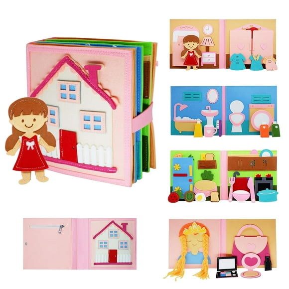 Juguete Montessori Montessori YunHe XinQiao de Busy Book para niñas