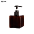 thumbnail image 4 of 2Pcs 8oz/250ml Plastic Amber Pump Bottles for Hand Liquid Soap Shampoo, 4 of 11