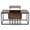 Rustic Brown, variant on ELLEGNT Modern Lift Top Coffee Table – Accent Tea Table & Center Table for Living Room, Rustic Brown