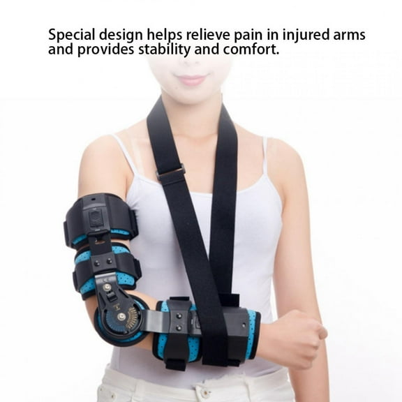 OTVIAP Elbow Support, Elbow Fixation, Elbow Brace Fixation Sling Orthosis Protector Recovery Support for Right Arm