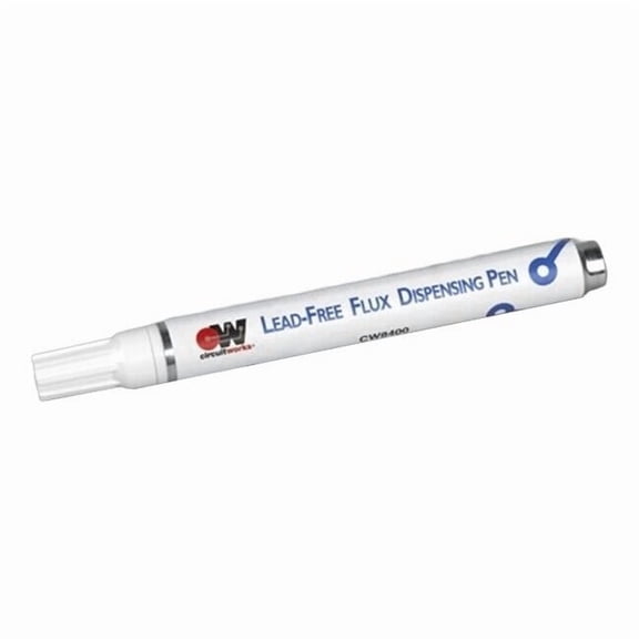 Pen Dispenser, 5-1/2In., Sliver, Flux CW8400