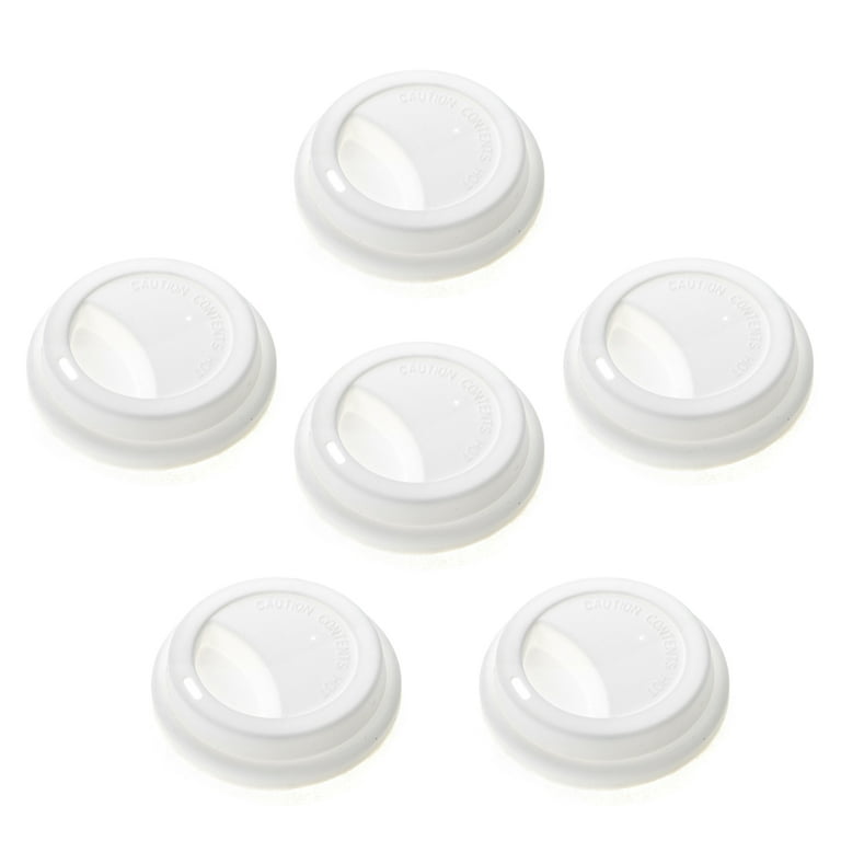 Silicone Drinking Lid Spill-Proof Cup Lids Reusable Coffee Mug Lids Coffee  Cup Covers 6 Pcs - Assorted