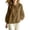 Khaki, variant on Ruffled Tops For Women Frilled Crew Neck Bow Tie Puff Long Sleeve Blouse Oversized Casual Cute Shirts (S, Blue)