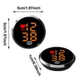 thumbnail image 3 of Clock For Motorbike Digital Clocks Small Stick On LED Display Timepiece Watch Ideal For Boats, 3 of 5