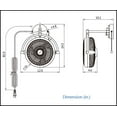 thumbnail image 4 of Circulation Fan with Adjustable Folding Arm / VIVI / Walnut Swivel U-00024 electric household fan type ALASKA since1950, 4 of 7