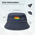 thumbnail image 5 of LGBT Flag Map of Brazil Bucket Hat for Women Men Outdoor Sun Hat Summer Beach Travel Fishing Cap, 5 of 8