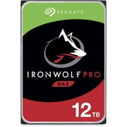 Seagate IronWolf Pro ST12000NT001 12TB 7200 RPM 256MB Cache SATA 6.0Gb/s 3.5" Internal Hard Drive