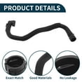 thumbnail image 4 of Unique Bargains Radiator Hose Heater Hose Radiator Outlet Hose Pipe No.95128276 Rubber, 4 of 6