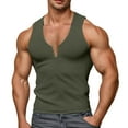 thumbnail image 1 of Men's V Neck Tank Tops Sleeveless Undershirt For Summer Casual Wear, 1 of 5