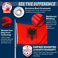 thumbnail image 3 of Anley Rip-Proof Double Sided 3-Ply Albania Flag 3x5 Foot - Albanian National Flags, 3 of 8