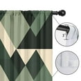 thumbnail image 4 of Blackout Kids Curtains,Green and Beige Modern Art Geometric Childrens Insulated Curtains Set Of 2,Bedroom Essentials,Toddler Room Decor 42x63in(106x160cm), 4 of 4