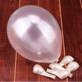 thumbnail image 2 of Magik 100pcs 10 inch Pearl Latex Colorful Thickening Wedding Party Birthday Balloon (White), 2 of 5