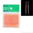 thumbnail image 4 of 100pcs Bag Double Head Teeth Cleaning Toothpick Oral Care Floss Pick Toothpick (Orange), 4 of 4