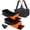 Black+Orange, variant on S-HOME Heavy Duty 8-Piece RV Leveling System with Curved Design, Chocks, Anti-Slip Mats, and Triangle Level Tool Included Storage Bag, for Stabilizing Your Camper and Trailer
, Black+Green