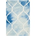 thumbnail image 2 of Safavieh Dip Dye Christabella Distressed Area Rug, Blue/Ivory, 2' x 3', 2 of 7