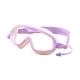 thumbnail image 4 of Gafas de natación para niños, a prueba de fugas, ligeras, de silicona suave, antivaho, montura grande, Violeta, 4 of 9