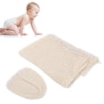 thumbnail image 4 of Photography Props Hat, Exquisite Cute Hand Washable Photography Prop Soft Breathable  Workmanship  For Photography Apricot Hat + Wrap, 4 of 8