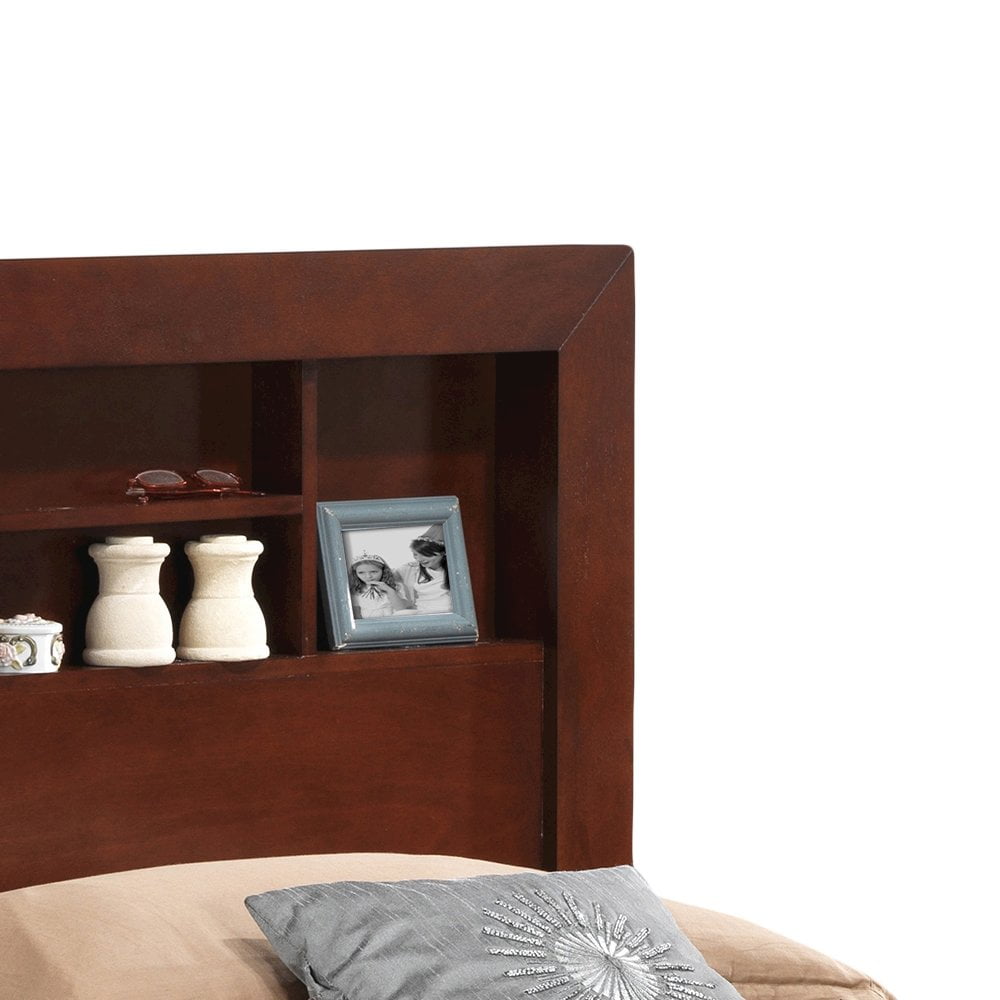 Glory Furniture Burlington Twin Storage Bed in Cherry Color