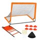 thumbnail image 5 of Portería de Fútbol Infantil Plegable con Red Resistente Escalera de Coordinación Y Varillas de Fibra de Vidrio Adecuada para Partidos en Casa Mejora D, 5 of 9